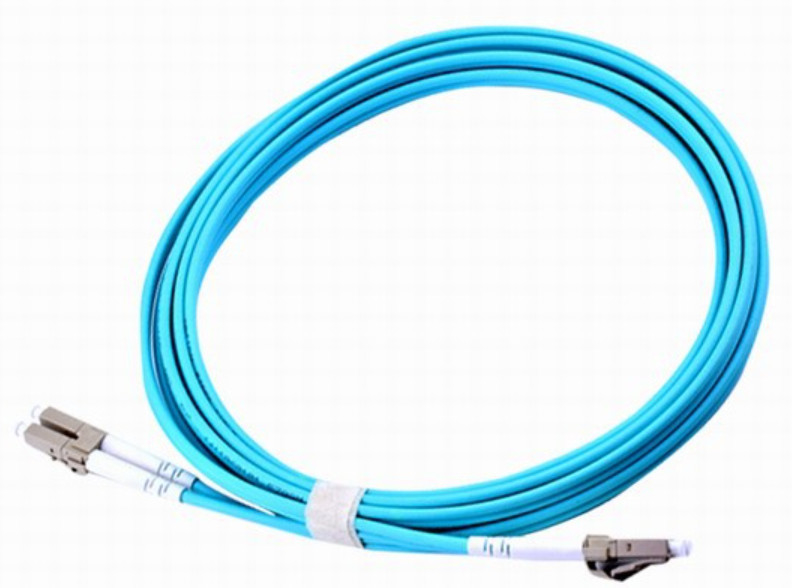 lc lcのパッチ・コードOM3/OM4 3Meter 10ギガビットの多重モードの二重ポリ塩化ビニールLSZH