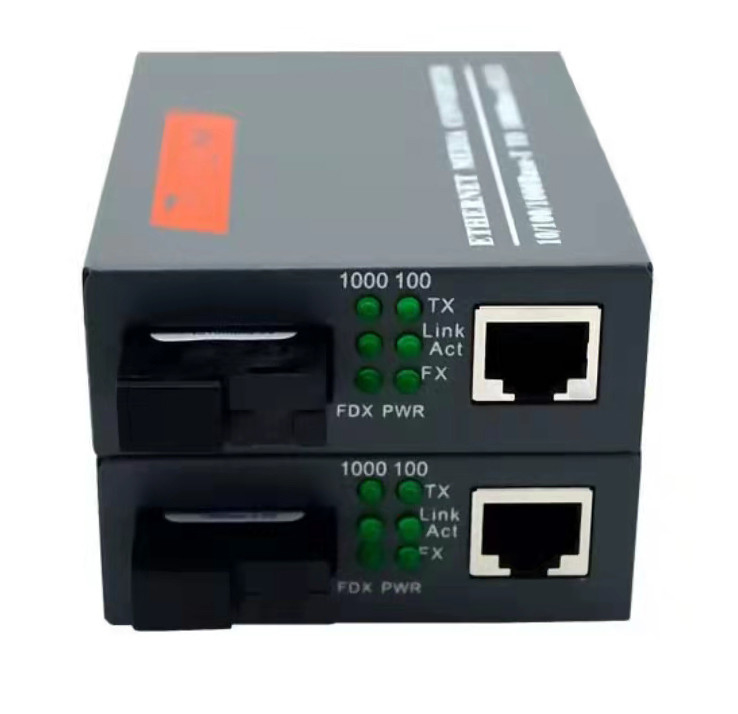 ギガビットの光ファイバーのトランシーバー20KM 1310nm 1550nm HTB-GS-03A/Bの単一モード単一繊維