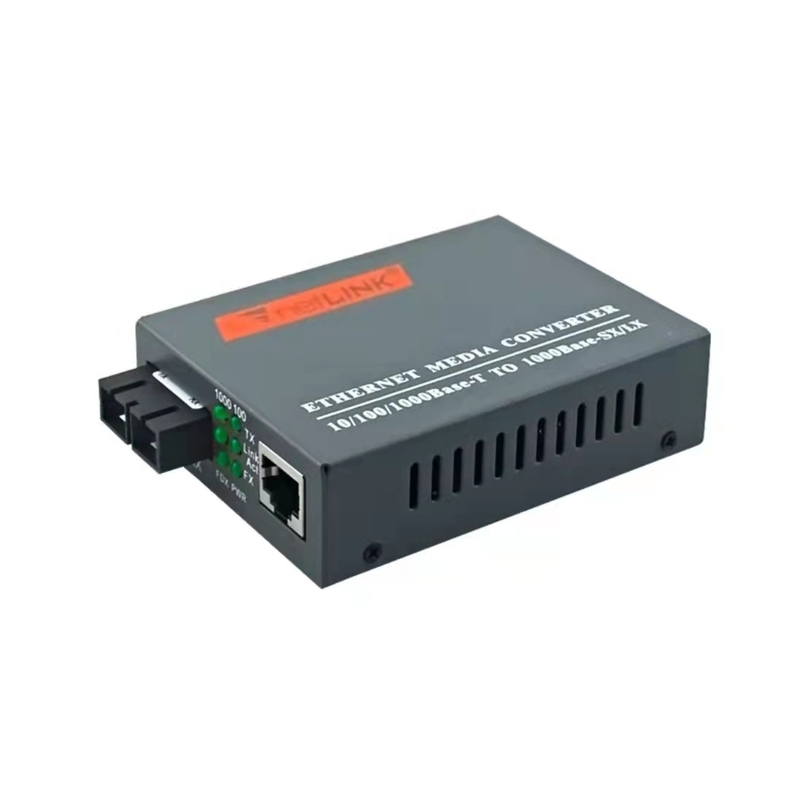 HTB-GS-03光ファイバーのトランシーバー10/100/1000M 20KMの1310nm単一モード二重繊維