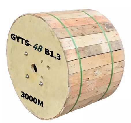 GYTS SMは電気通信Comunicationのための48の中心の光ファイバ ケーブルの屋外9/125uを装甲しました