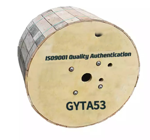 直接埋葬の光ファイバ ケーブル GYTA は単一モード 144 の中心の二重外装を装甲しました