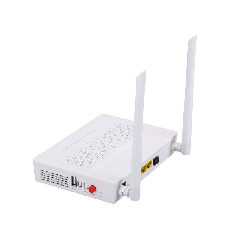3FE 1GE WIFIの鍋GPON EPON ONU 2T2Rモード5DBIは2.4G頻度を得る