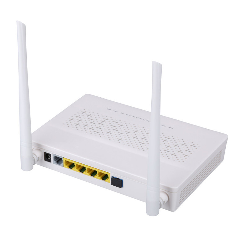3FE 1GE WIFIの鍋GPON EPON ONU 2T2Rモード5DBIは2.4G頻度を得る