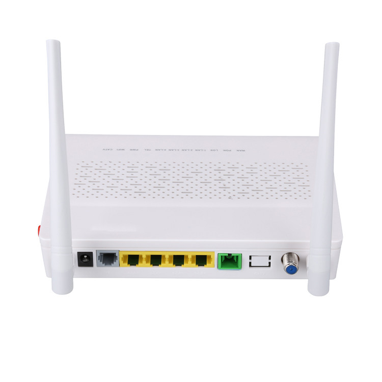 TX 1310nm RX 1490nm FTTH ONU ONT 3FE 1GE WIFIの鍋CATV 2T2Rモード5DBI利益頻度2.4G
