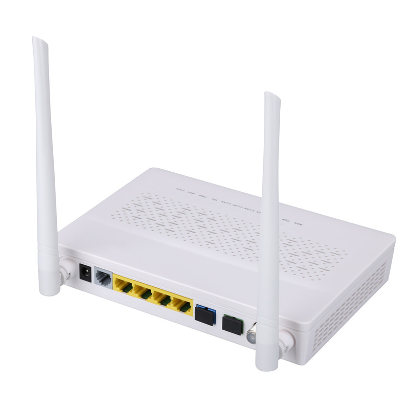 2T2RモードGPON EPON ONU 3FE 1GE WIFI鍋CATVは変復調装置繊維FTTH ONUの二倍になる