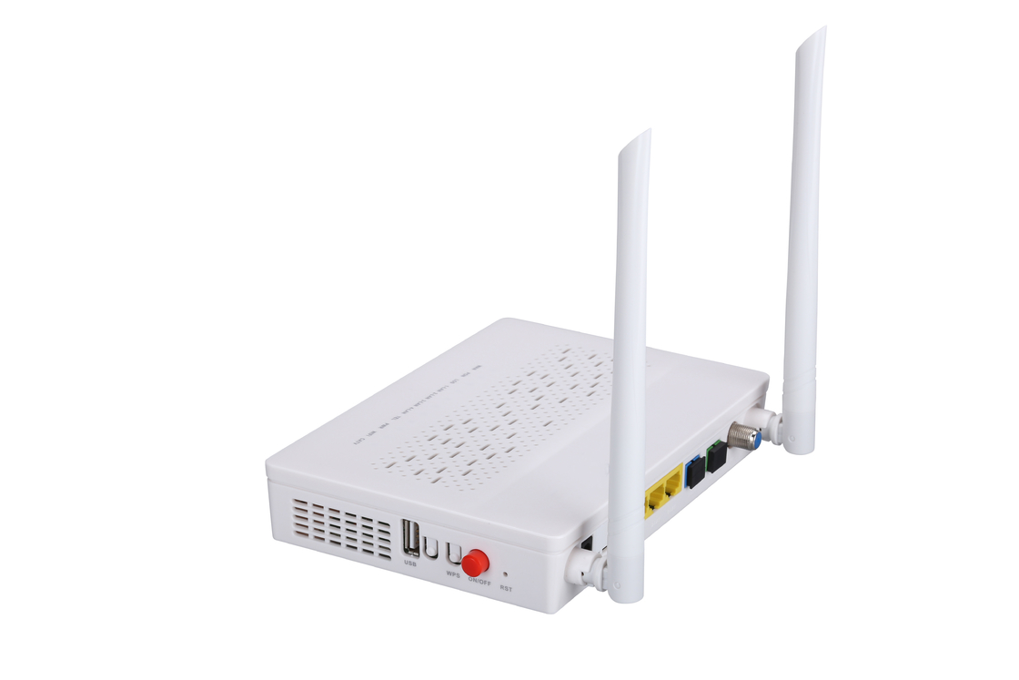 2T2RモードGPON EPON ONU 3FE 1GE WIFI鍋CATVは変復調装置繊維FTTH ONUの二倍になる