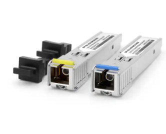 単一モードの繊維光学のトランシーバーSFP 1.25G 20km 1310/1550nm SCのコネクターBIDI