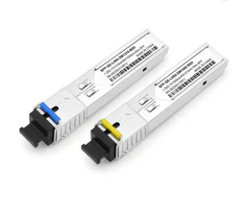 高い帯域幅ネットワークのための1.25Gbps SFPの繊維光学のトランシーバーの単一モード