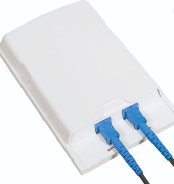 FTTH 2は屋内か屋外光ファイバーの終了箱のPCのABS 2pcs SCのアダプターの芯を取る