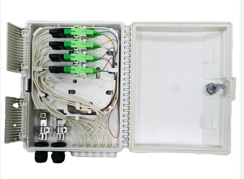 繊維光学のキャビネット16の中心屋外FTTH FTTB FTTXネットワークのPC/ABS材料