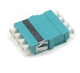 低いIRの繊維光学のアダプター、OM3 LCのクォードのアダプター4の中心