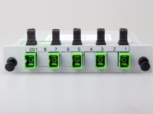 PONネットワークのためのカセット繊維光学のディバイダー1x4 Sc Apcのコネクター