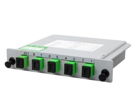 PONネットワークのためのカセット繊維光学のディバイダー1x4 Sc Apcのコネクター