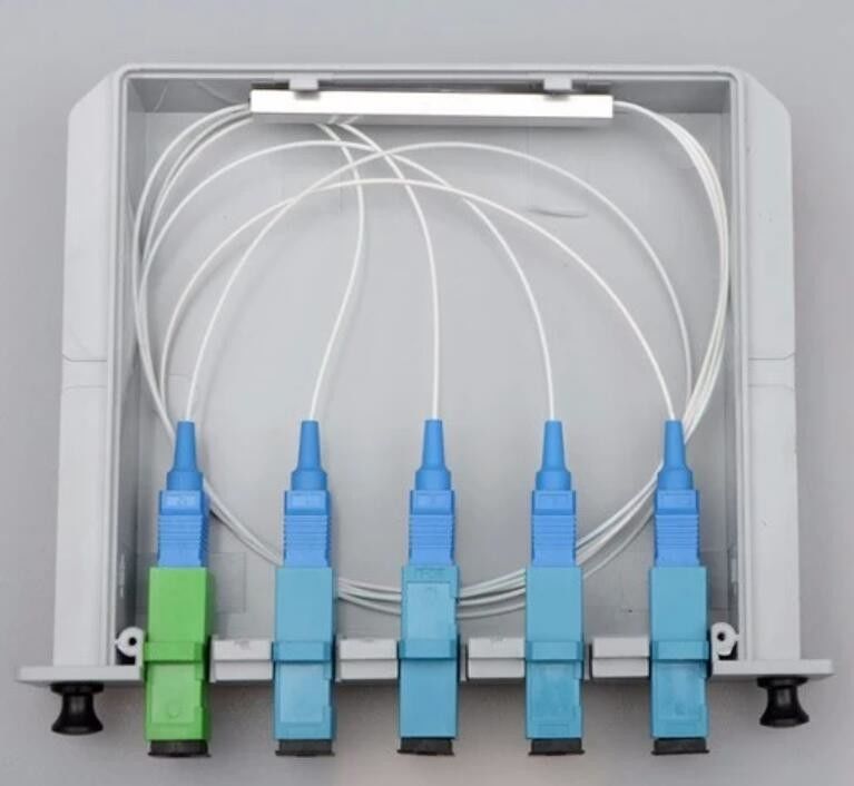 カセット受動の繊維光学のディバイダー1X4 SC UPC PLCはタイプのプラグを差し込む