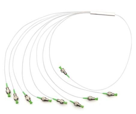 FC APCの光ファイバケーブルのディバイダー0.9mm G657Aのステンレス鋼の管のタイプ