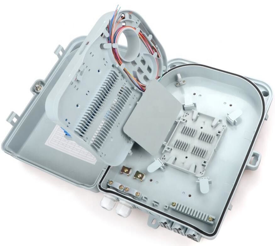 繊維光学の壁箱の1:16カセット ディバイダーか24の中心のピグテールおよびアダプターFTTH FDB箱
