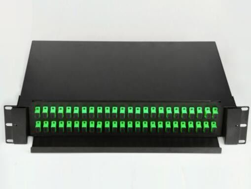 2U 48左舷パッチ盤、タイプを滑らせる19ラック マウント繊維パッチ盤