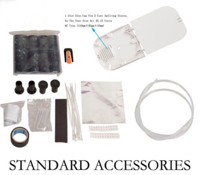 IP65縦のドームの光ファイバーの共同閉鎖12から48の中心