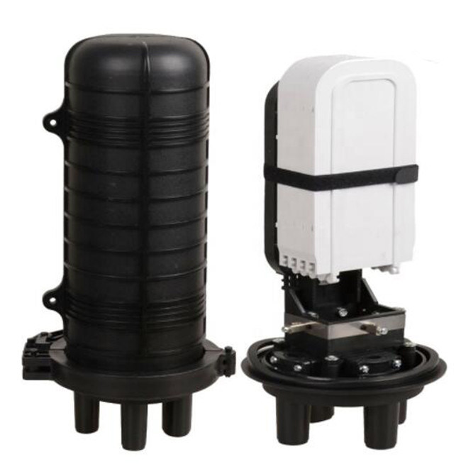 Ip68 24 48 96coreVertical熱収縮のシールのドームの繊維光学の閉鎖1の入口3の出口