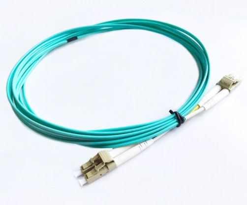 FTTH 2mm複式アパートLC UPCの繊維光学のMM OM3 50/125をパッチ・コード