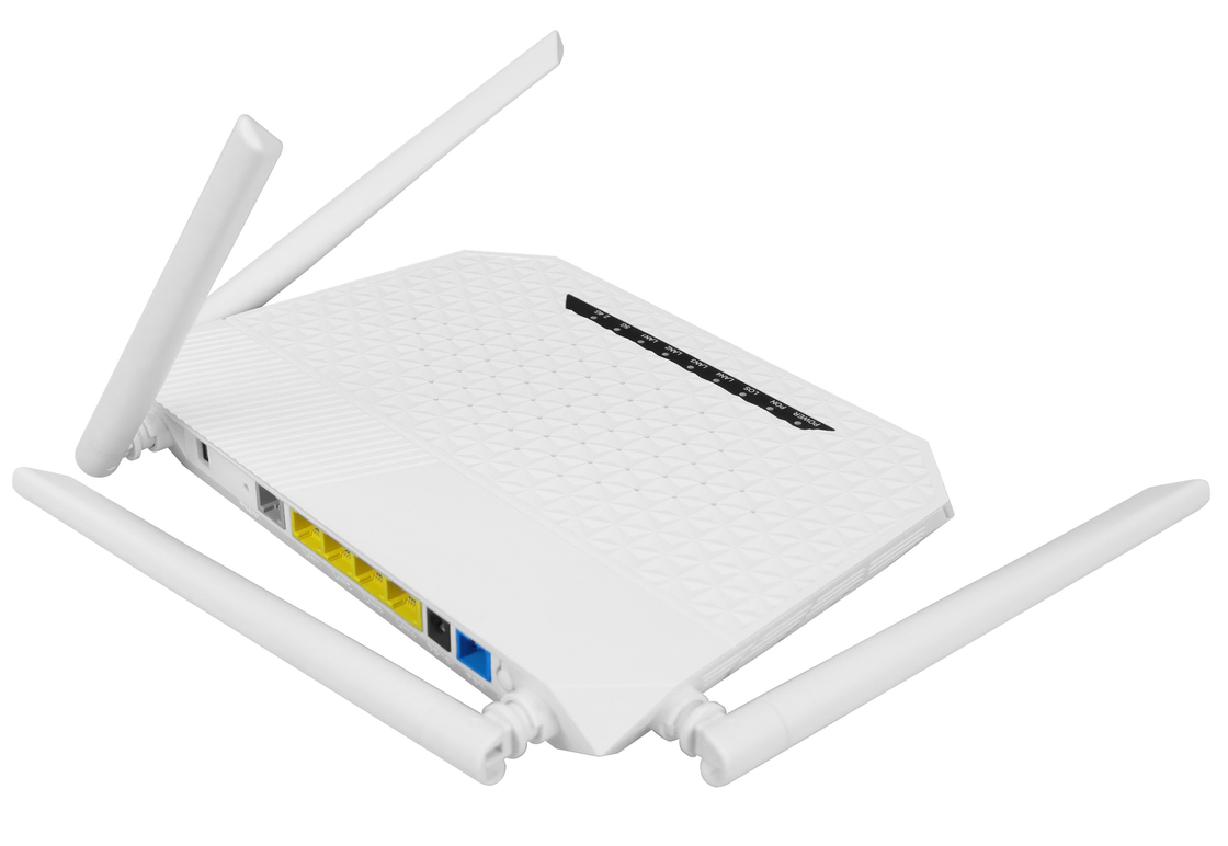 4GE AC WIFI USB XPON ONUのルーターGPONボブ20KM SC UPCのコネクター