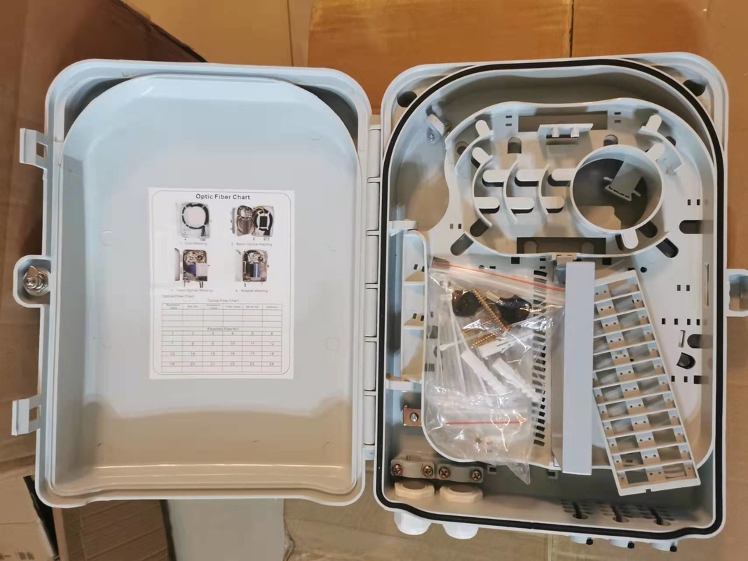 ABS屋外の繊維光学の配分キャビネットODP 24左舷SC Simplx 48の中心LCの二重